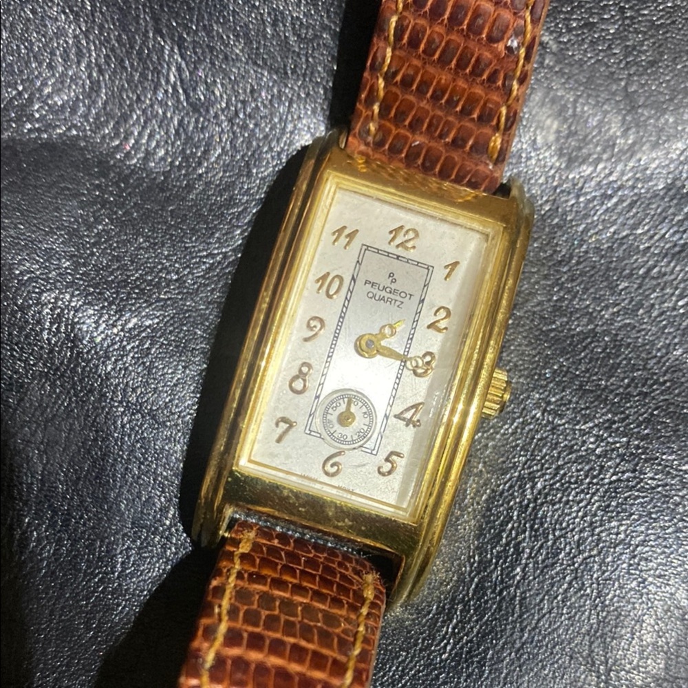 Peugeot Gold Wearable Watch